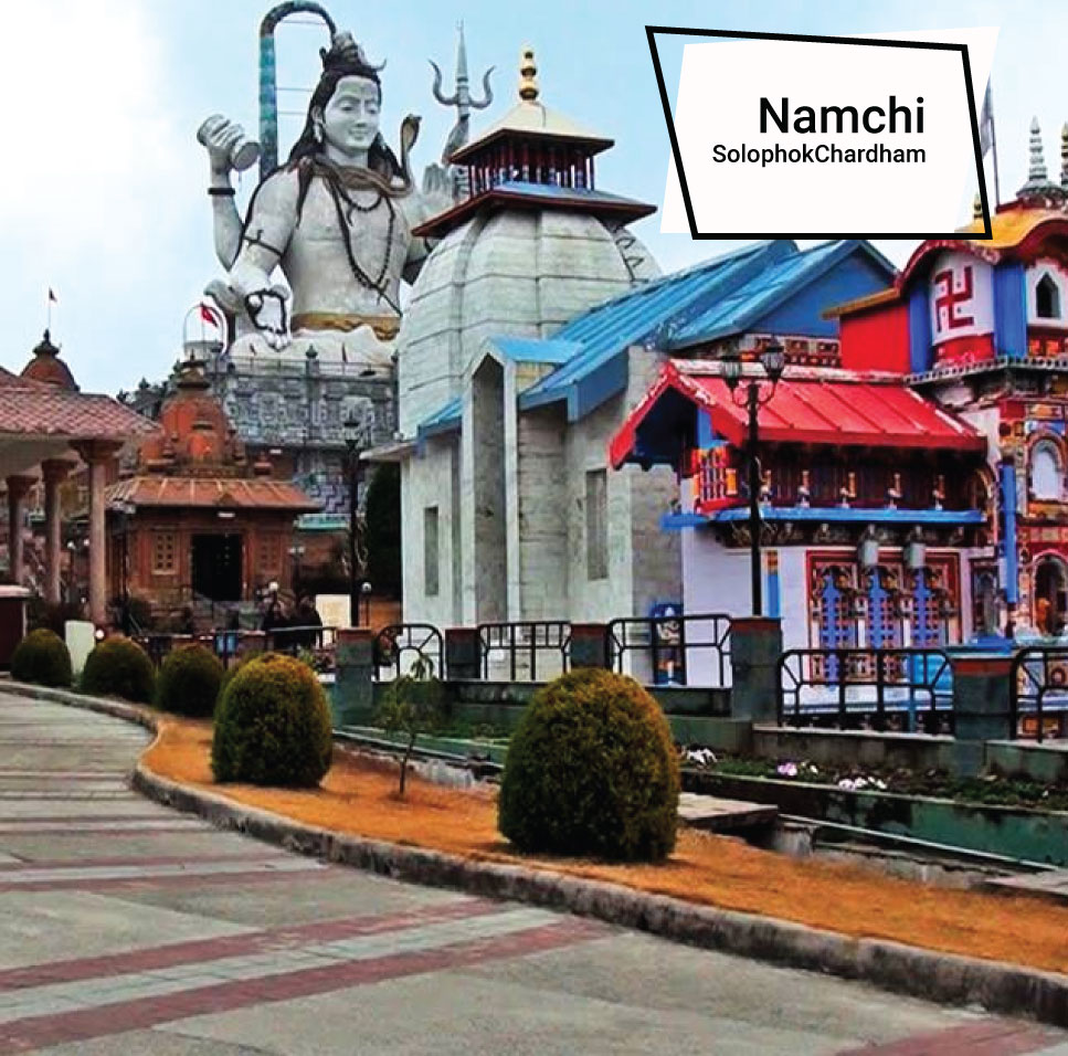 north east india tour itinerary, namchi solophok chardham